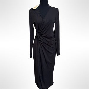 SHIBEVER Black Long Sleeve Bodycon Dress - NWT